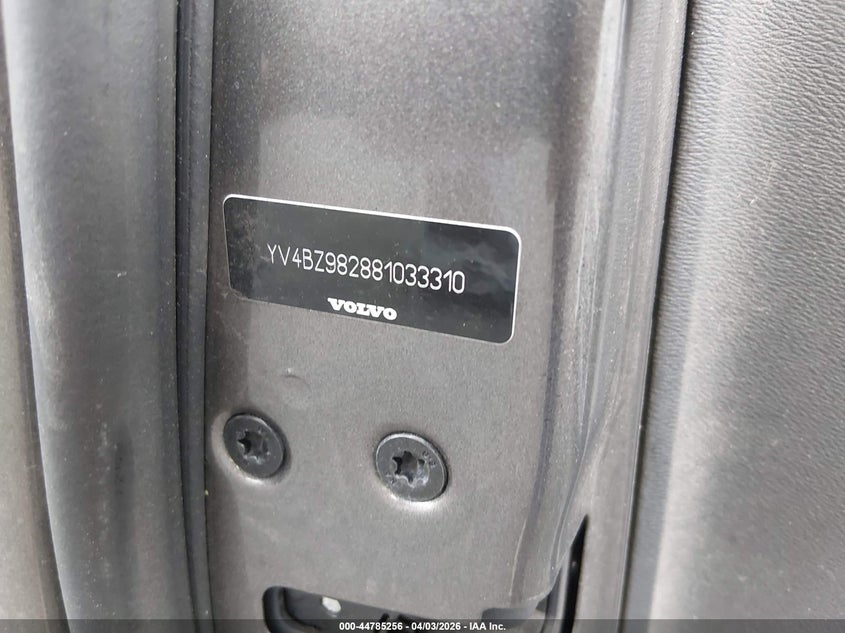2008 Volvo Xc70 3.2 VIN: YV4BZ982881033310 Lot: 44785256