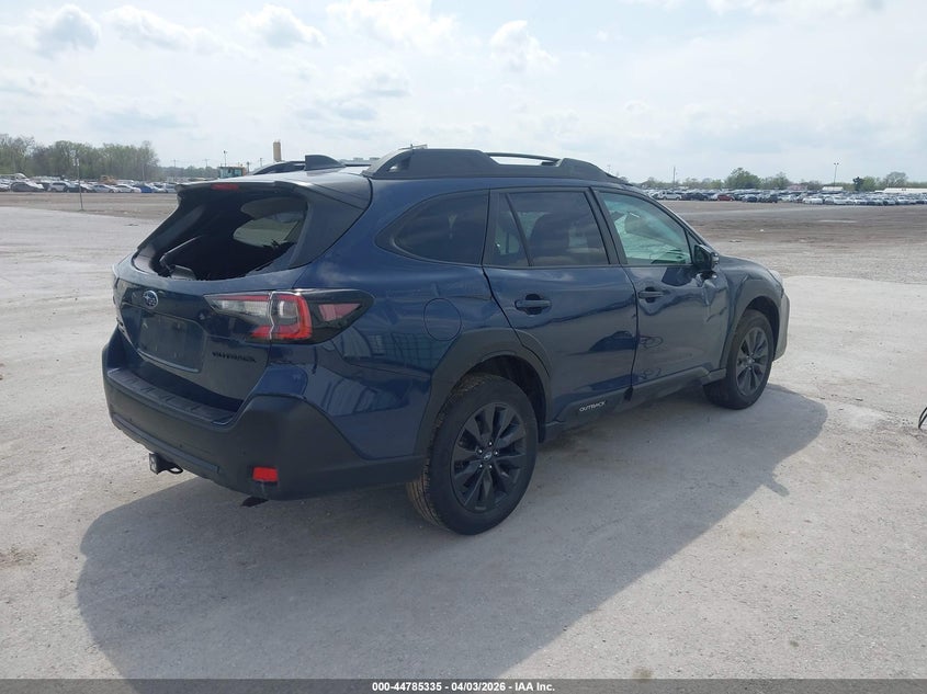 Vin: 4s4btalc8p3223533, lot: 45282593, subaru outback onyx edition 20234