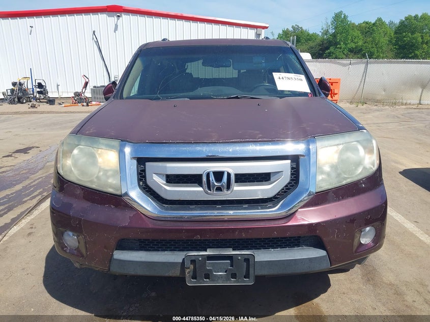 2010 Honda Pilot Touring VIN: 5FNYF4H95AB016127 Lot: 44785350