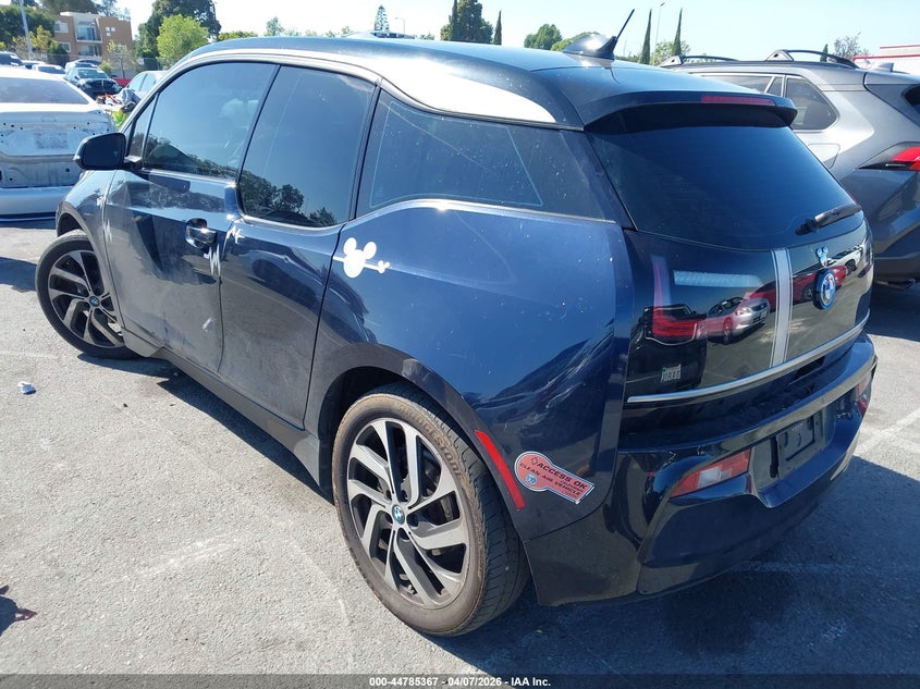 Vin: wby8p4c50k7e17336, lot: 45282625, bmw i3 120ah w/range extender 20193