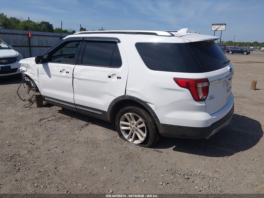 2016 Ford Explorer 2.3 Xlt white Lot 111044785374 Vin 1FM5K7DH3GGC66926