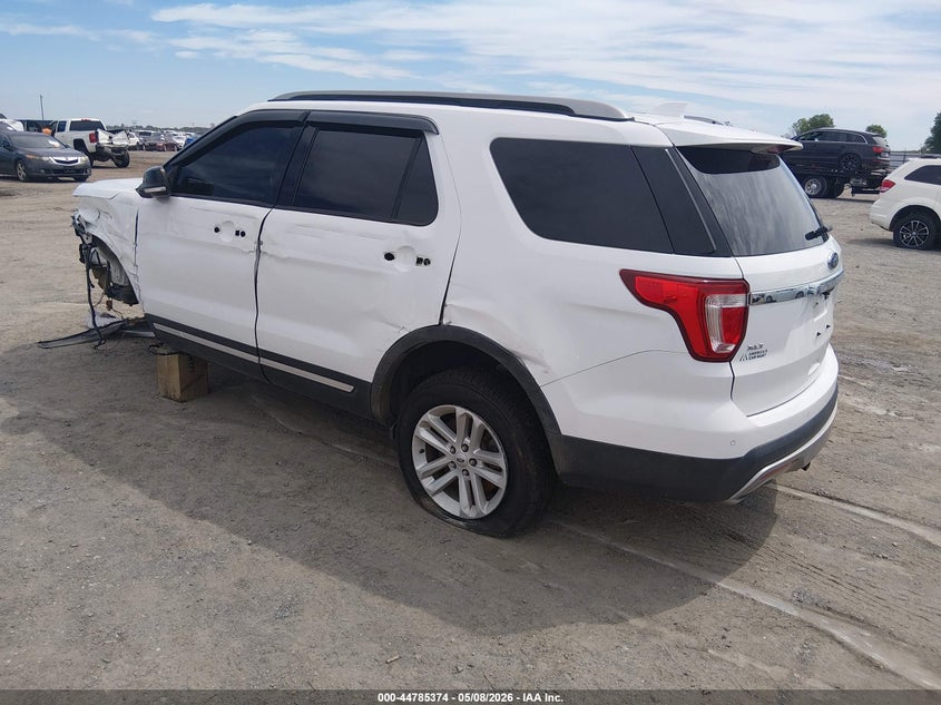 Vin: 1fm5k7dh3ggc66926, lot: 45282633, ford explorer xlt 20163