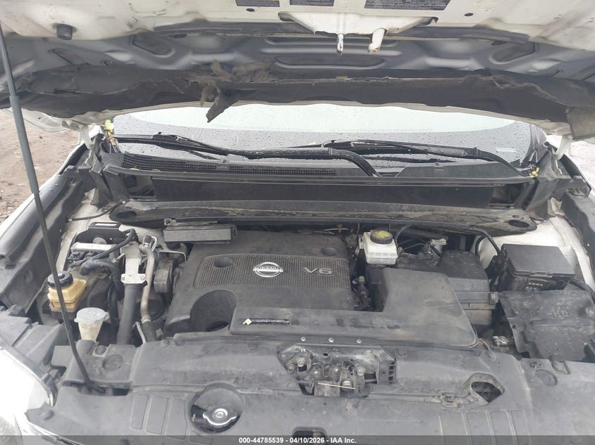 2013 Nissan Pathfinder 3.5 Platinum white Lot 111044785539 Vin 5N1AR2MN4DC663583