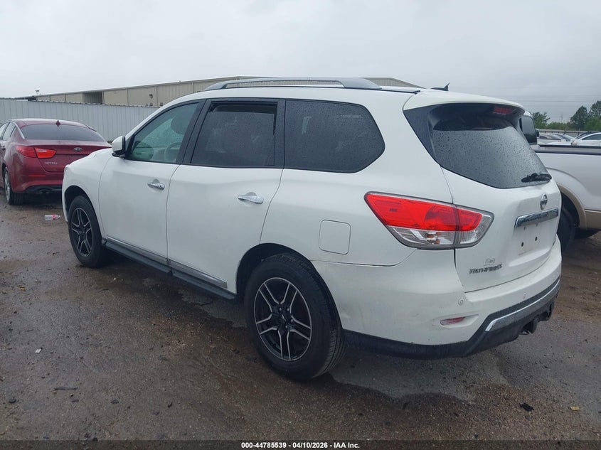 2013 Nissan Pathfinder 3.5 Platinum white Lot 111044785539 Vin 5N1AR2MN4DC663583
