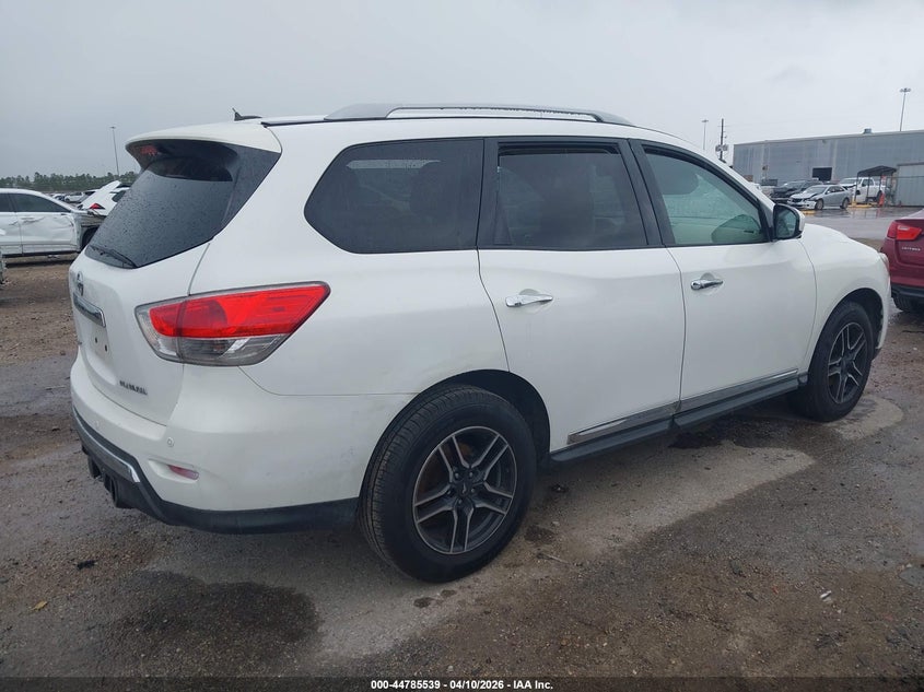 2013 Nissan Pathfinder 3.5 Platinum white Lot 111044785539 Vin 5N1AR2MN4DC663583