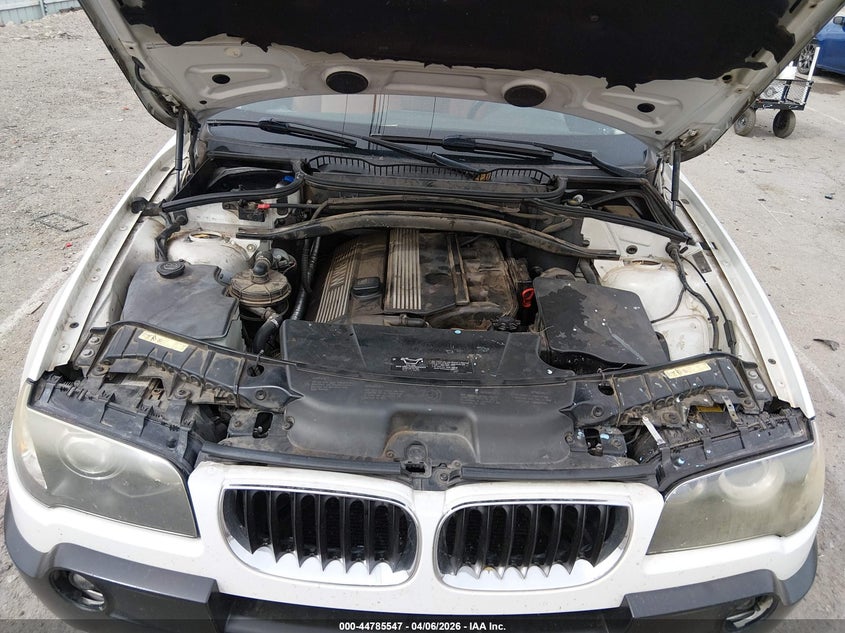 2005 BMW X3 3.0I VIN: WBXPA934X5WD23447 Lot: 44785547