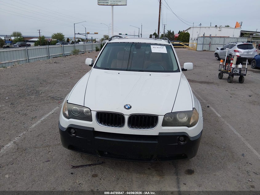 2005 BMW X3 3.0I VIN: WBXPA934X5WD23447 Lot: 44785547