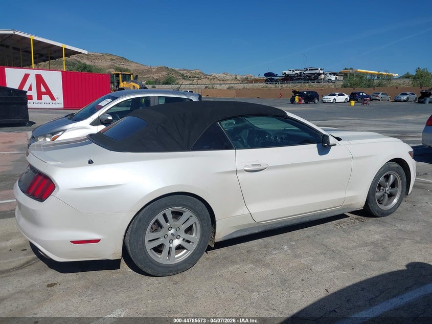 2017 Ford Mustang 3.7 V6 white Lot 111044785573 Vin 1FATP8EM7H5266686