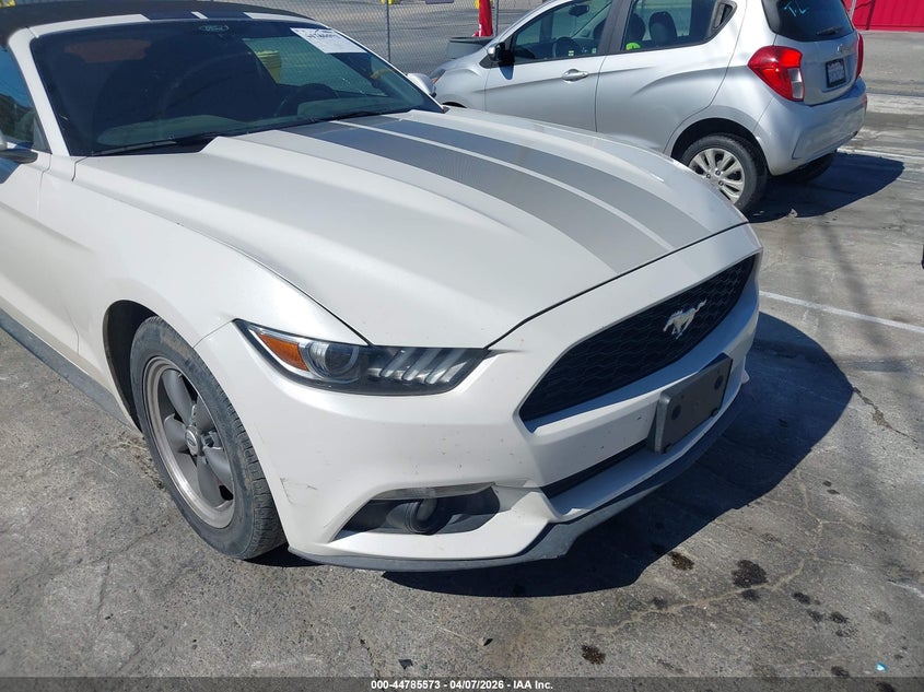 2017 Ford Mustang 3.7 V6 white Lot 111044785573 Vin 1FATP8EM7H5266686