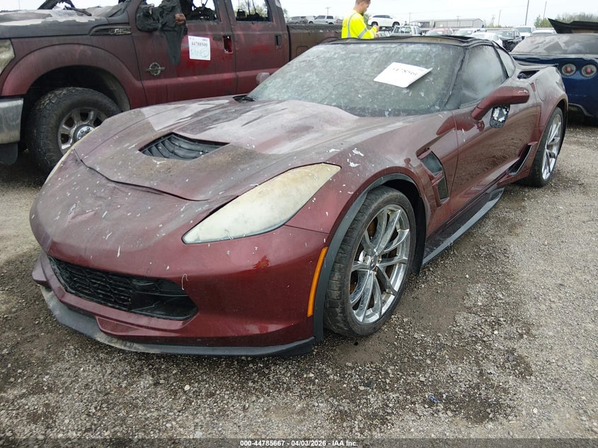 2019 Chevrolet Corvette Grand Sport VIN: 1G1YY2D71K5122993 Lot: 44785667