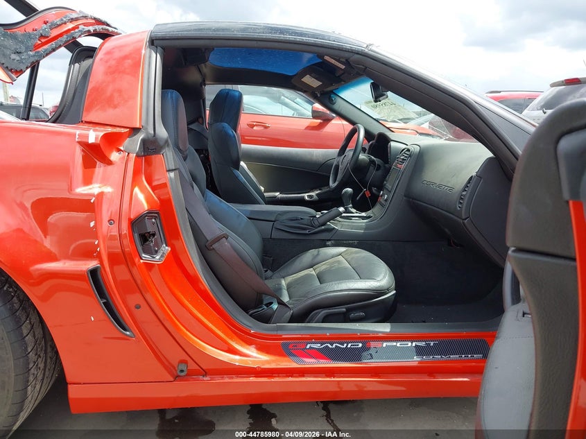 2013 Chevrolet Corvette 6.2 Grand Sport orange Lot 111044785980 Vin 1G1YR2DW4D5103703