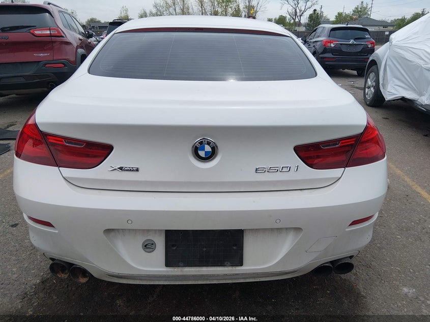 2016 BMW 650I Gran Coupe xDrive VIN: WBA6D6C59GGF94775 Lot: 44786000