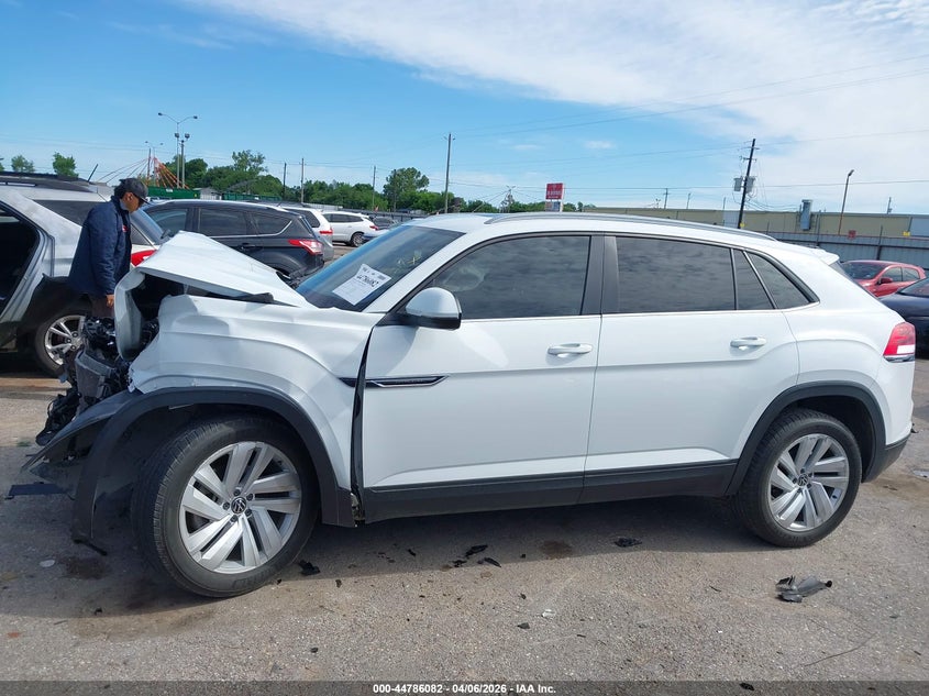 2022 Volkswagen Atlas Cross Sport 3.6L V6 Se W/Technology VIN: 1V2JE2CA8NC221825 Lot: 44786082