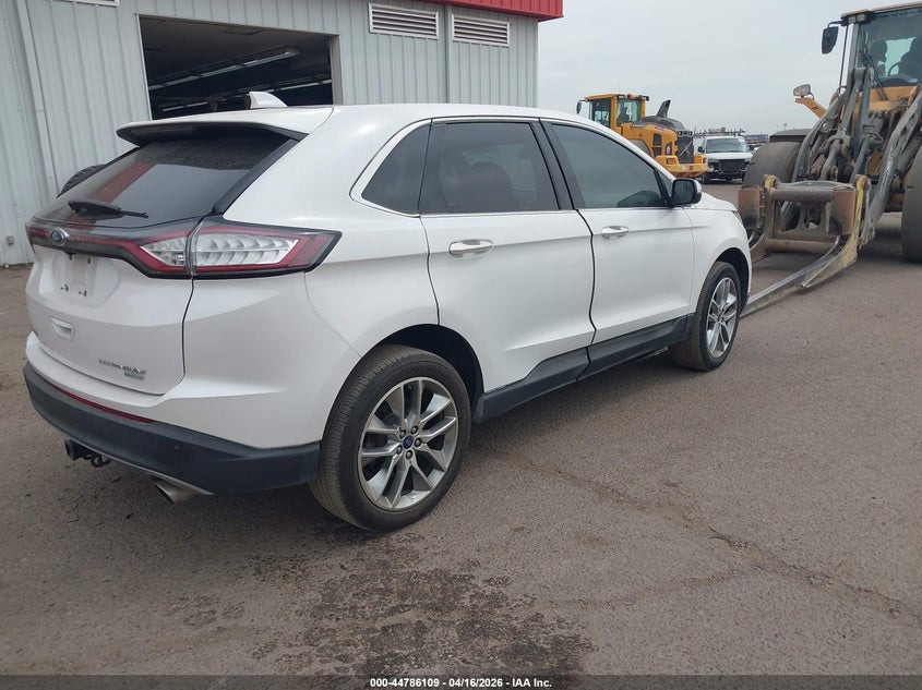 Vin: 2fmpk3k96jbc44589, lot: 45283367, ford edge titanium 20184