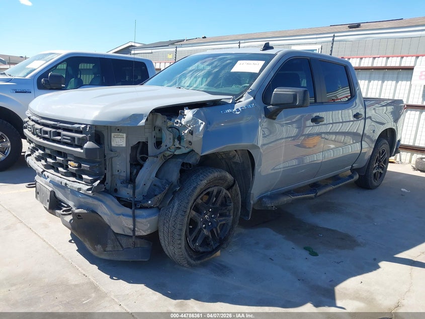2024 Chevrolet Silverado 1500 4wd  Short Bed Custom 3GCPDBEK7RG146364 photo 1