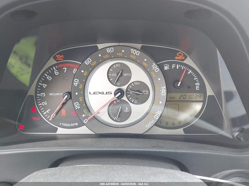 2004 Lexus Is 300 VIN: JTHBD192540083923 Lot: 44786539