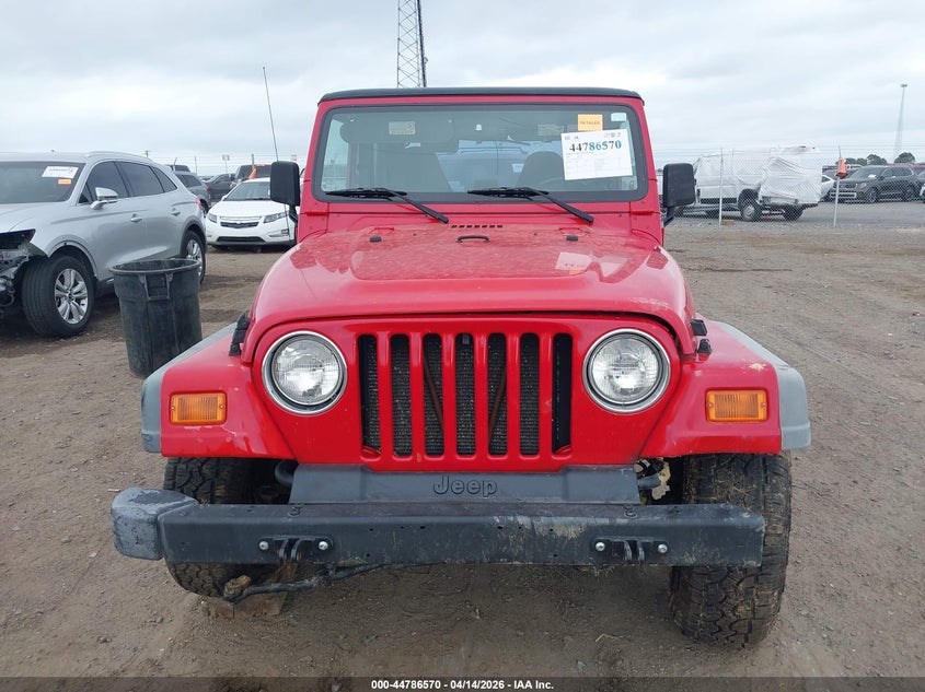 2001 Jeep Wrangler Sport VIN: 1J4FA49S61P330778 Lot: 44786570