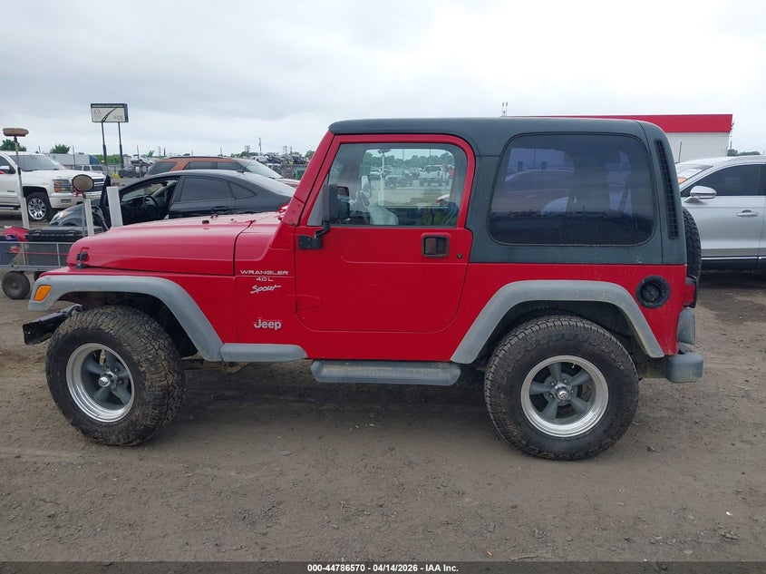 2001 Jeep Wrangler Sport VIN: 1J4FA49S61P330778 Lot: 44786570