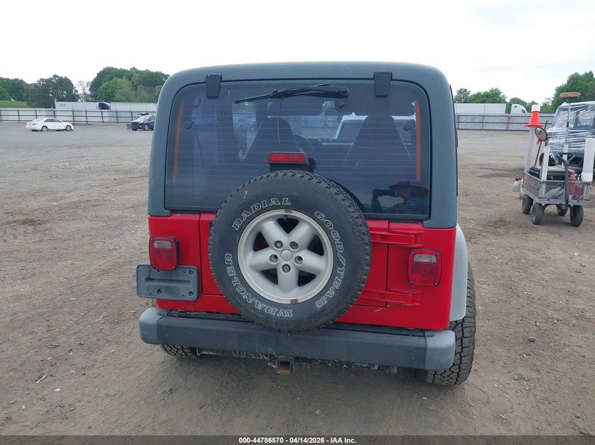 2001 Jeep Wrangler Sport VIN: 1J4FA49S61P330778 Lot: 44786570