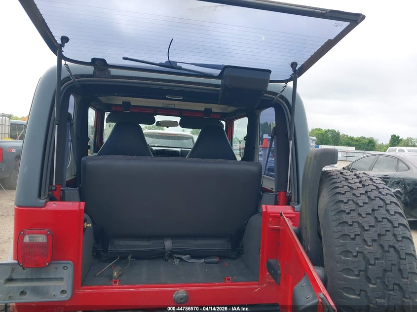 2001 Jeep Wrangler Sport VIN: 1J4FA49S61P330778 Lot: 44786570