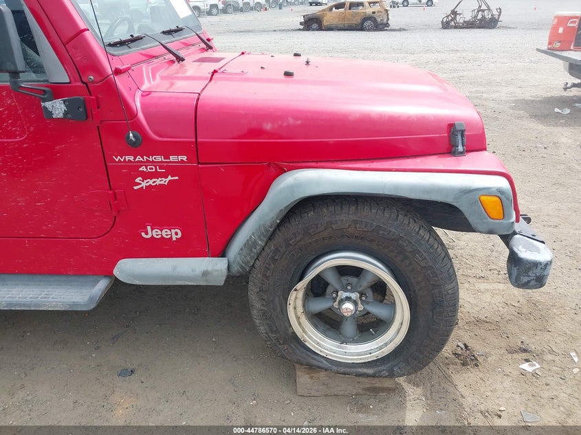 2001 Jeep Wrangler Sport VIN: 1J4FA49S61P330778 Lot: 44786570