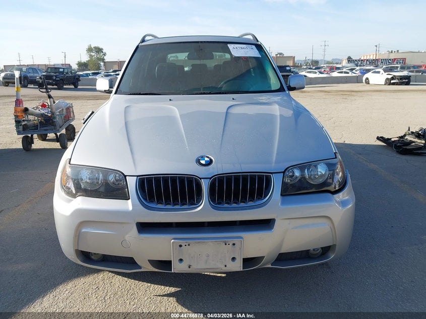 2006 BMW X3 3.0I VIN: WBXPA93486WG75895 Lot: 44786578