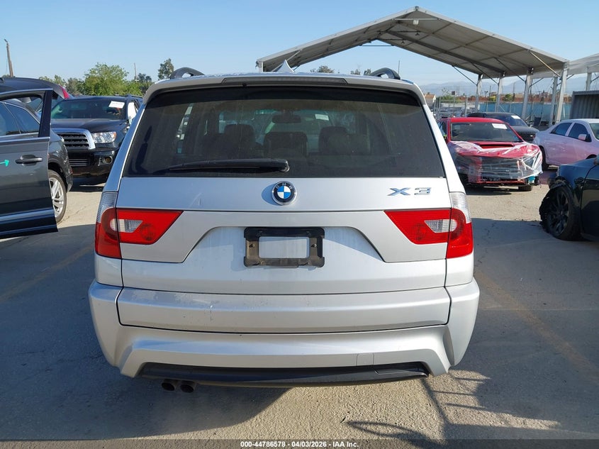 2006 BMW X3 3.0I VIN: WBXPA93486WG75895 Lot: 44786578