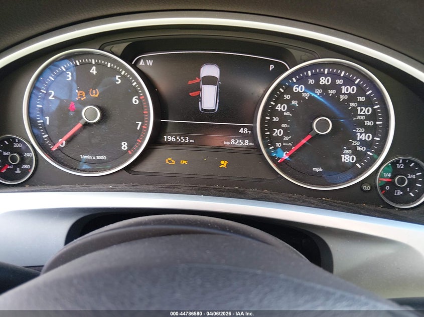 2014 Volkswagen Touareg 3.6L Lux VIN: WVGEF9BP1ED001446 Lot: 44786580