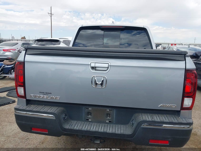2019 Honda Ridgeline Rtl-T VIN: 5FPYK3F6XKB033870 Lot: 44786665