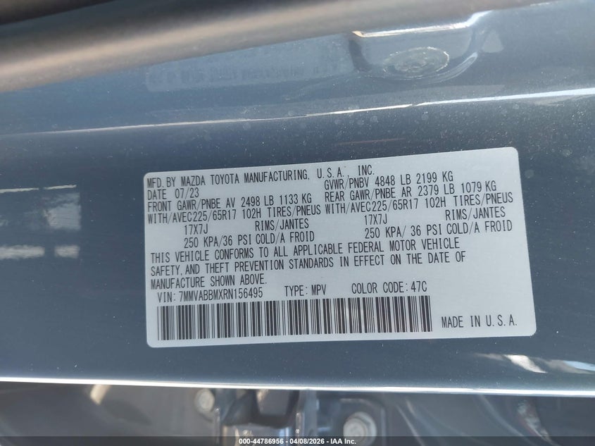 2024 Mazda Cx-50 2.5 S Preferred VIN: 7MMVABBMXRN156495 Lot: 44786956