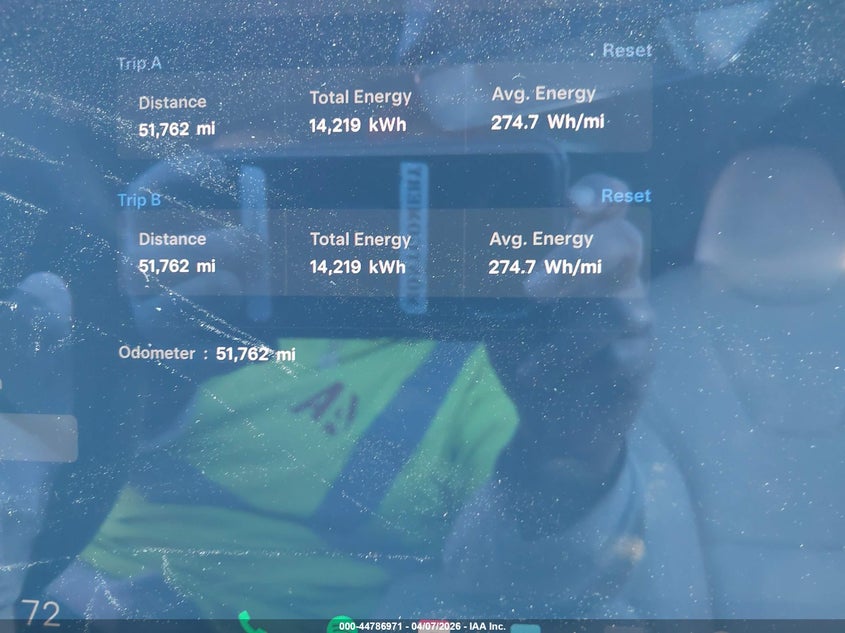 2022 Tesla Model S Dual Motor All-Wheel Drive VIN: 5YJSA1E5XNF471484 Lot: 44786971