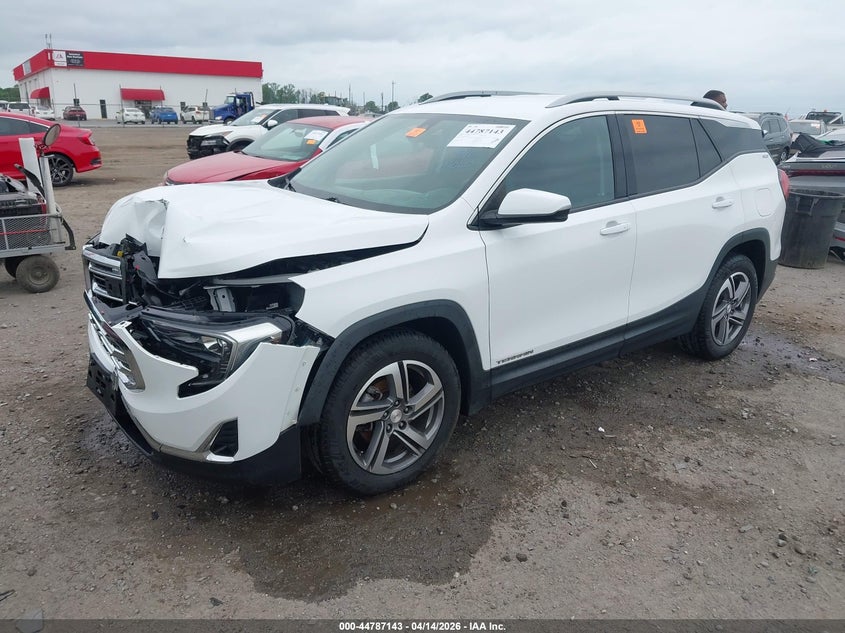 2020 Gmc Terrain 1.5 Fwd Slt white Lot 111044787143 Vin 3GKALPEV9LL123915