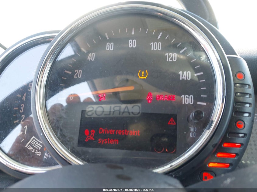 2016 Mini Hardtop Cooper VIN: WMWXU1C51G2D12245 Lot: 44787271