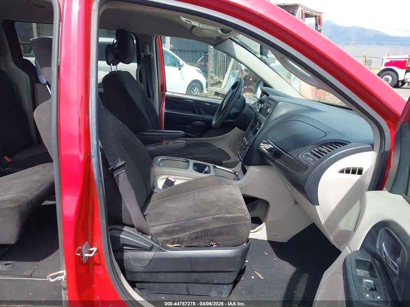 2012 Dodge Grand caravan 3.6 Grand Sxt red Lot 111044787278 Vin 2C4RDGCG3CR357535