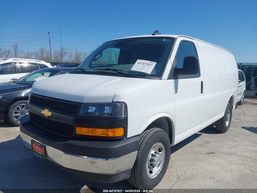 Vin: 1gcwgaf70s1208151, lot: 45284785, chevrolet express cargo rwd 2500 regular wheelbase wt 20252