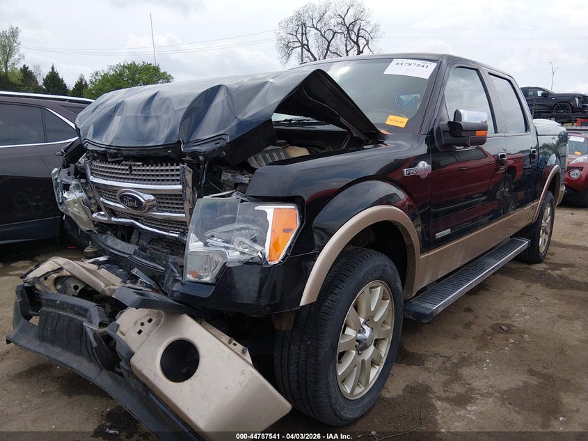 2012 Ford F-150 3.5 King Ranch black Lot 111044787541 Vin 1FTFW1ET4CKD68319