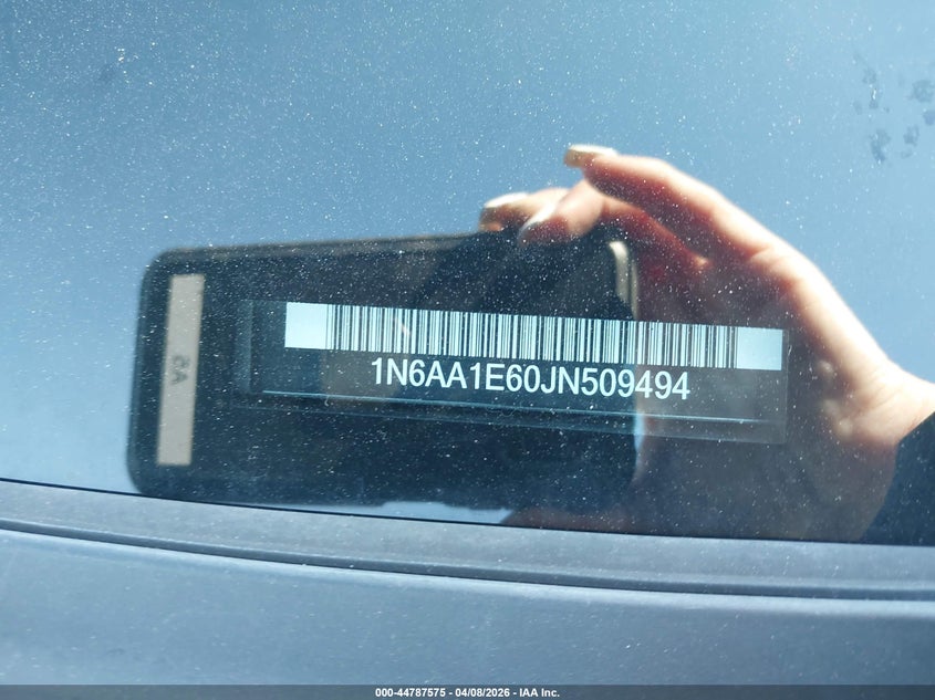 2018 Nissan Titan Sv VIN: 1N6AA1E60JN509494 Lot: 44787575