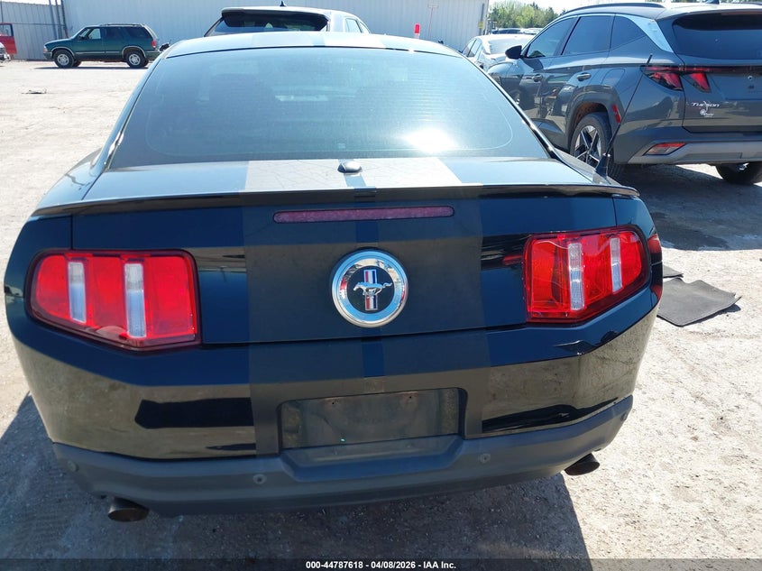 2012 Ford Mustang 3.7 V6 Premium black Lot 111044787618 Vin 1ZVBP8AM4C5258921