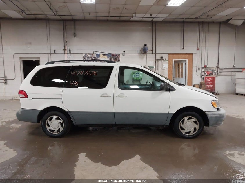 2001 Toyota Sienna Le VIN: 4T3ZF13C31U367800 Lot: 44787676