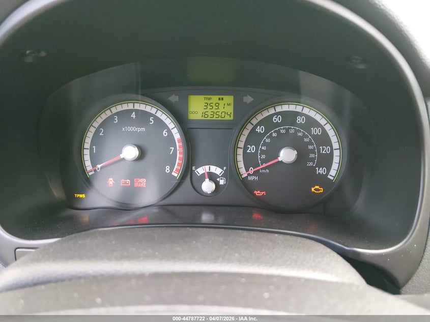 2009 Kia Rio VIN: KNADE223896549359 Lot: 44787722