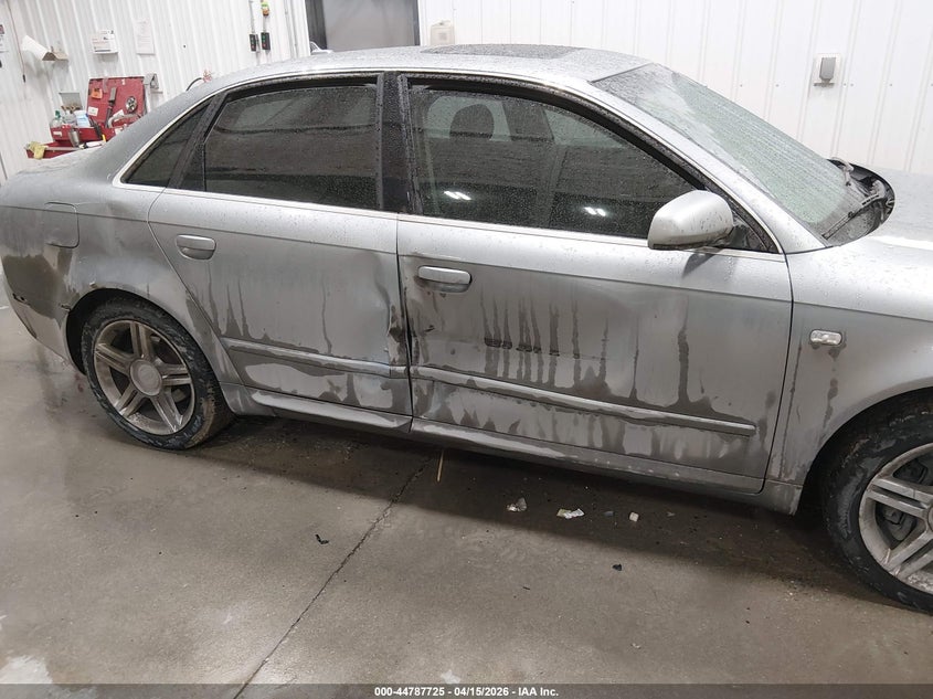 2008 Audi A4 2.0T VIN: WAUDF78E38A102355 Lot: 44787725