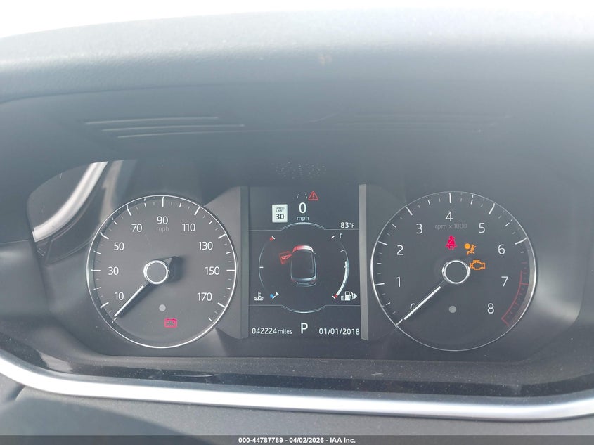 2020 Land Rover Range Rover Evoque S VIN: SALZJ2FX8LH005711 Lot: 44787789