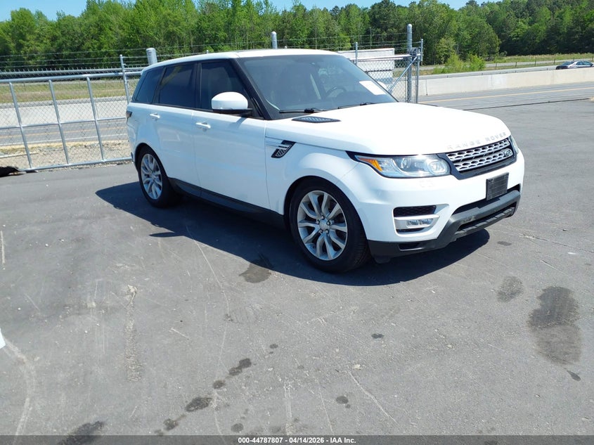 Vin: salwr2pf9ga592808, lot: 45285065, land rover range rover sport 3.0l v6 supercharged hse 20161