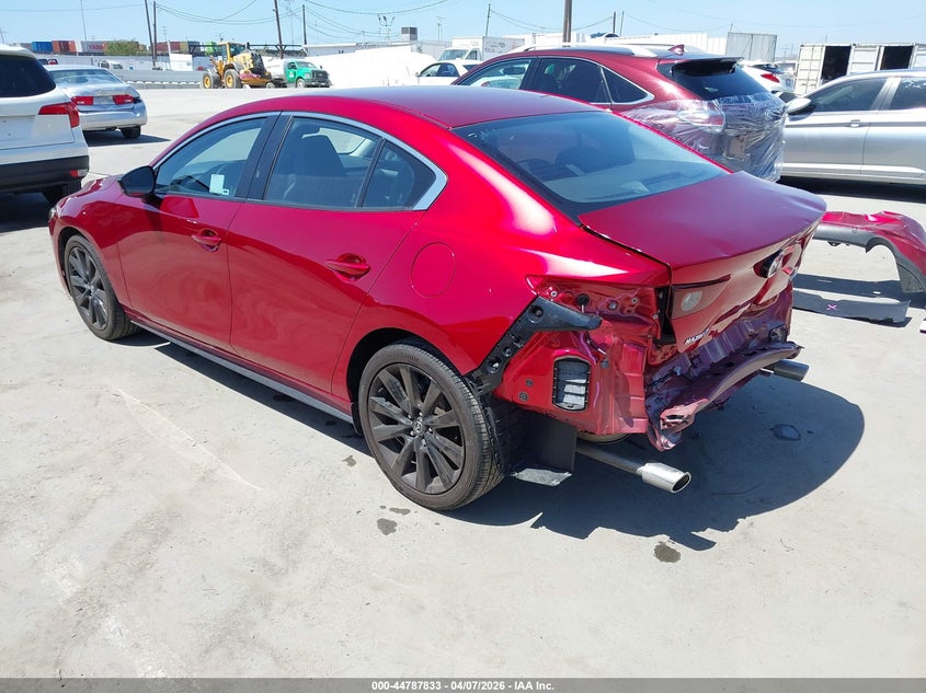 2025 Mazda 3 2.5 2.5 S Select Sport red Lot 111044787833 Vin JM1BPABM4S1779684