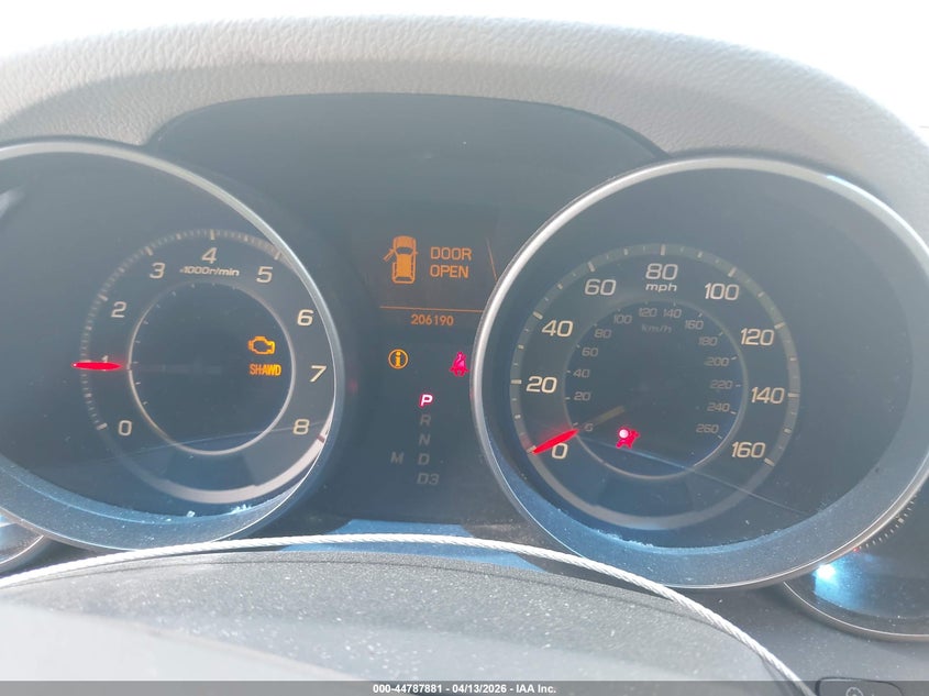 2008 Acura Mdx VIN: 2HNYD28238H502821 Lot: 44787881