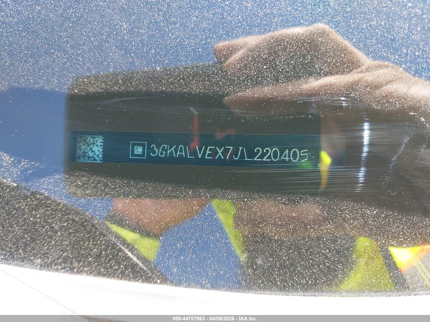 GMC TERRAIN 2018 VIN 3GKALVEX7JL220405
