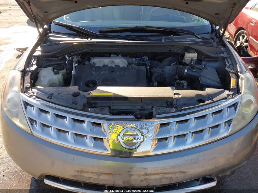 2006 Nissan Murano Sl VIN: JN8AZ08T16W401768 Lot: 44788064
