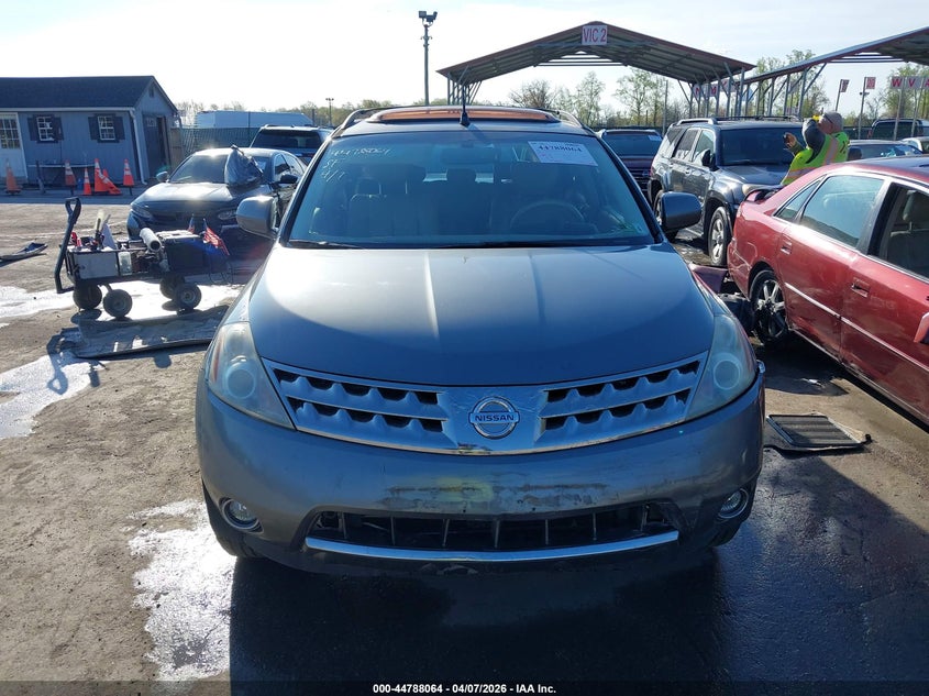 2006 Nissan Murano Sl VIN: JN8AZ08T16W401768 Lot: 44788064