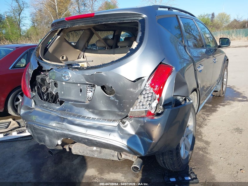 2006 Nissan Murano Sl VIN: JN8AZ08T16W401768 Lot: 44788064