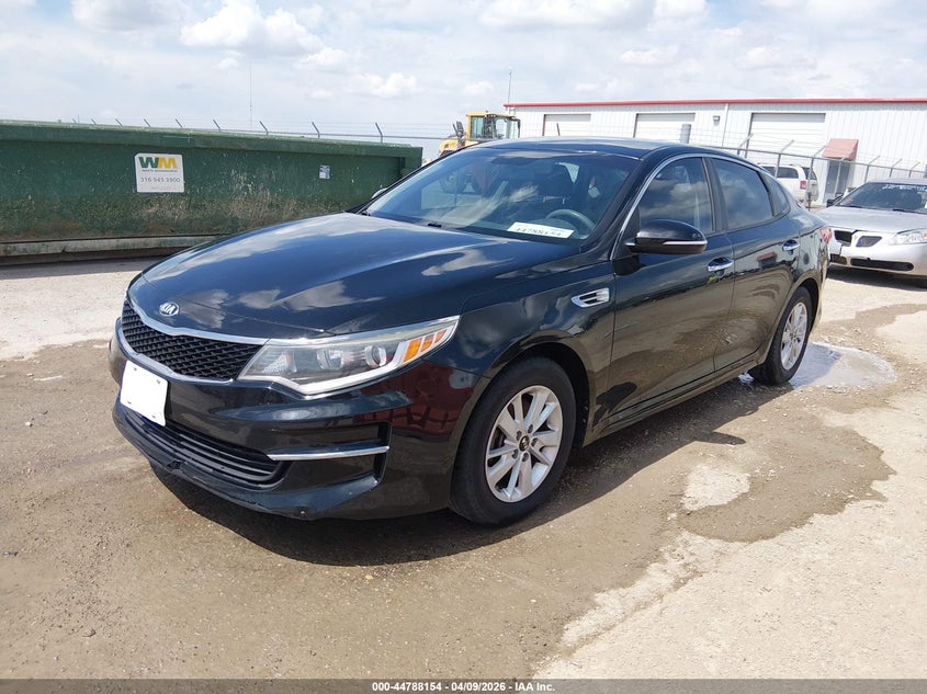 Vin: 5xxgt4l37gg038756, lot: 45285413, kia optima lx 20162